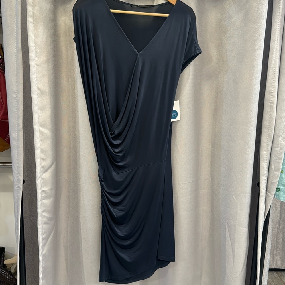 ALL SAINTS WRAP GATHERED ON SIDE